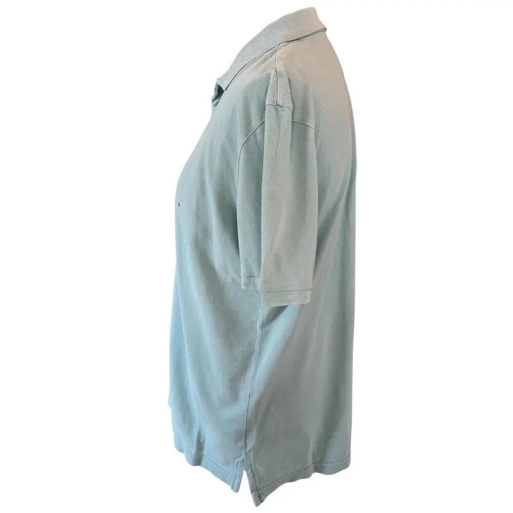 American Eagle Men’s Super Soft Polo Shirt Size Medium Seafoam NWT - Picture 4 of 8